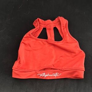 Alphalete Vibrant Red Sports Bra